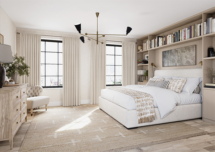 Ashbourne (Blackout), Buttermilk - Made to Measure Curtains - Image 7